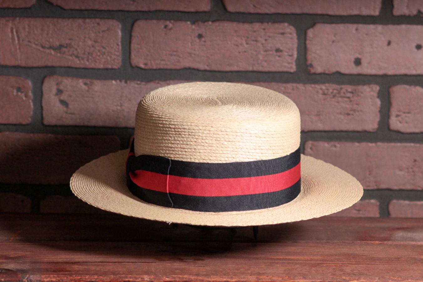 Hand Woven Straw Boater