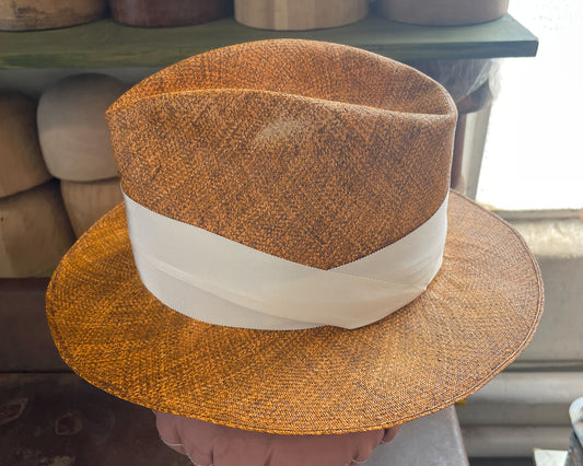 Tall Crown Straw Fedora