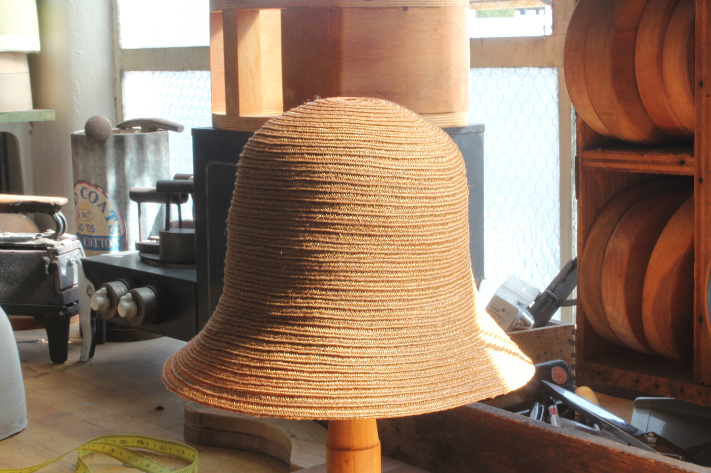 Handmade Hemp Straw Cloche