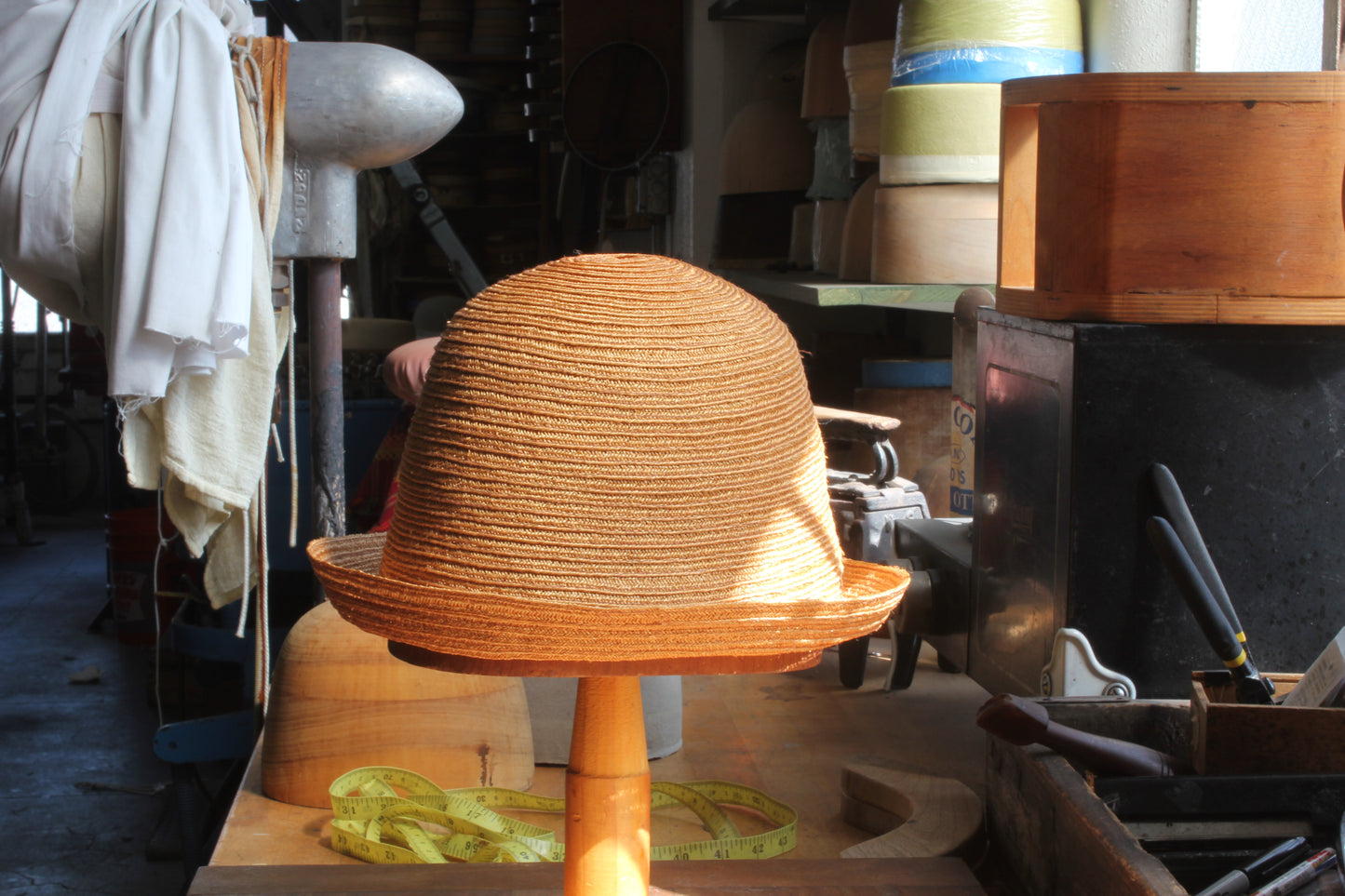 Handmade Hemp Straw Cloche