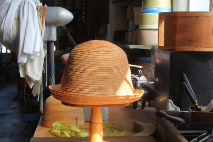 Handmade Hemp Straw Cloche