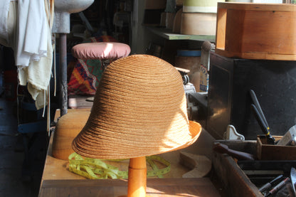 Handmade Hemp Straw Cloche