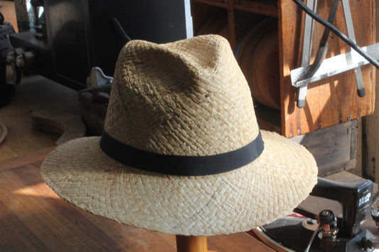 Rafia Straw Fedora