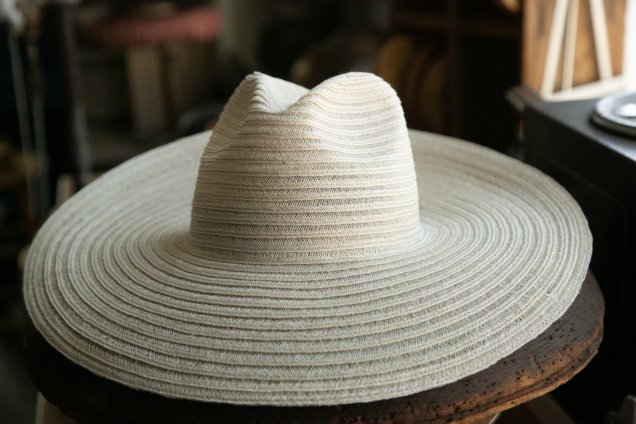 Summer Romance-Wide Brim Straw Hat (Baron Original)
