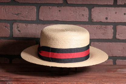 Hand Woven Straw Boater