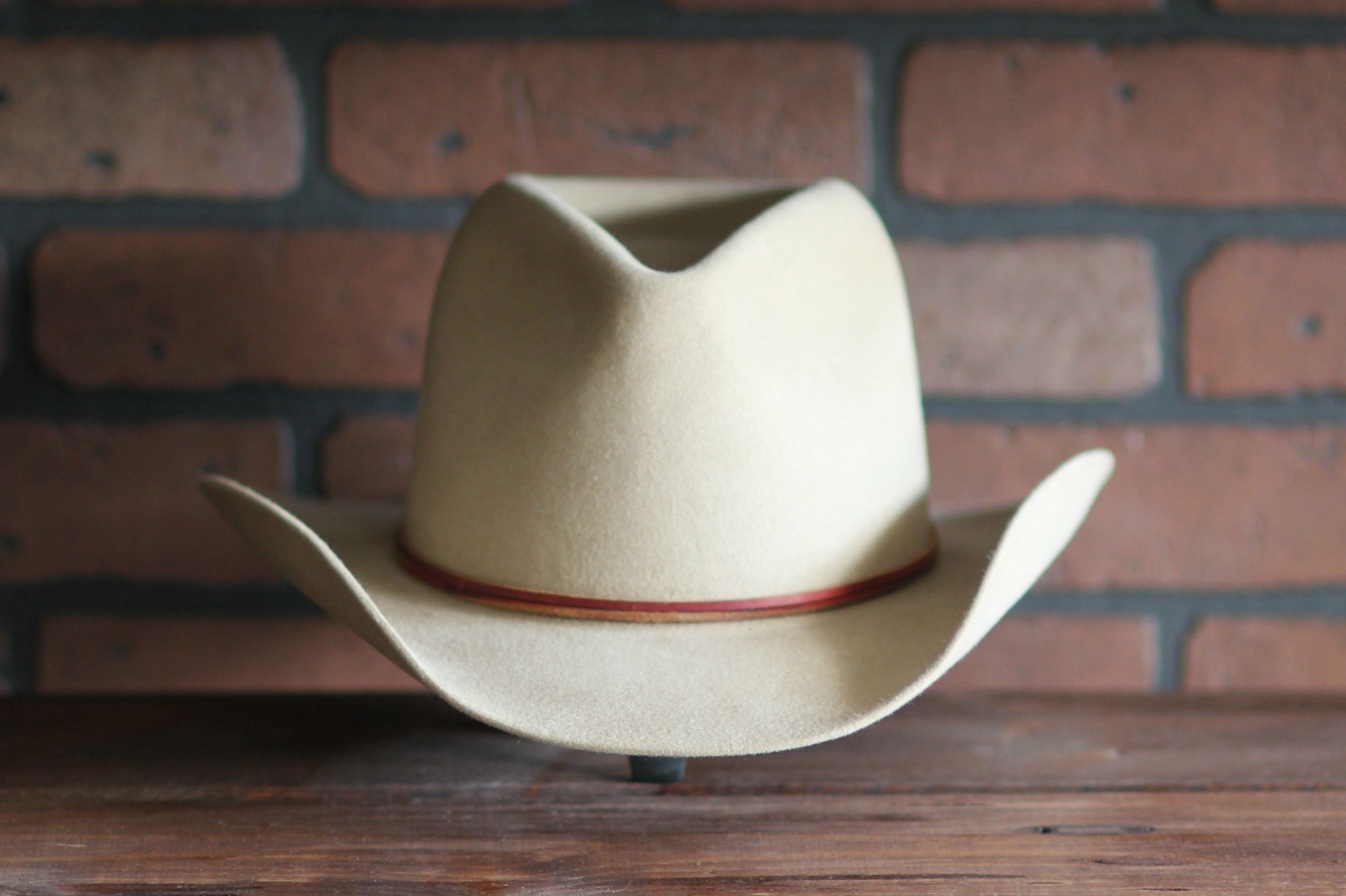Replica western hat worn inspired by Robert Duvall's character in the film "Open Range"