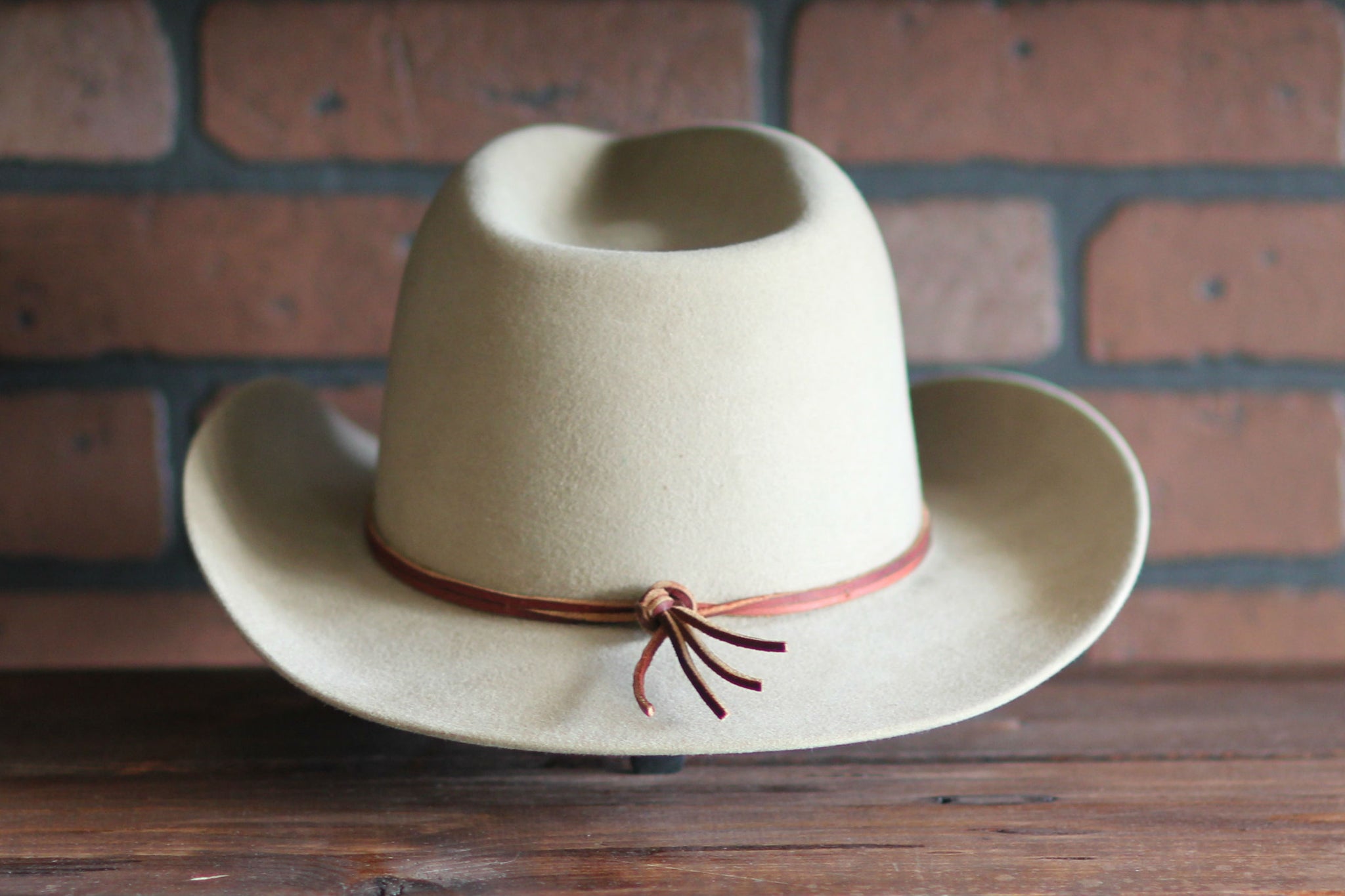 Replica western hat worn inspired by Robert Duvall's character in the film "Open Range"